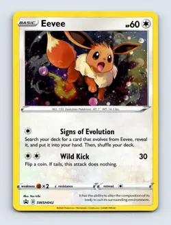 Eevee - Cosmos Holo SWSH: Sword & Shield Promo Cards SWSH042 NM/LP - Image 1