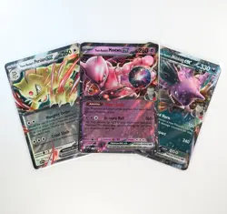 Persian, Mewtwo & Nidoking EX - Team Rocket’s Tin Black Star Promo + Code Cards - Image 1