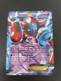 Deoxys EX BW82 Promo Pokemon Card TCG Holo - Image 1