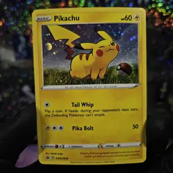 Pikachu SWSH: Sword & Shield Promo Cards SWSH039 NM Cosmos Holo Rare - Image 1