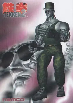 P. Jack TEKKEN 2 1998 Epoch Namco Official Collection Cards #036 - Image 1