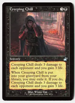 Creeping Chill (Retro Frame) #453 Ravnica Remastered - Near Mint - Image 1