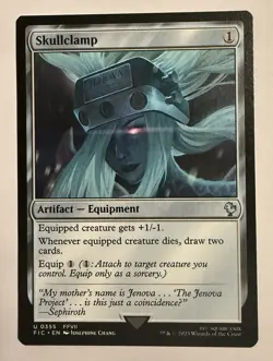 Skullclamp - FIC #355 | NORMAL | NM | MTG Magic Final Fantasy - Image 1
