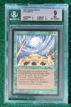 Cyclone - Arabian Nights - MTG - BGS 9. Mint. Quad + - Image 1