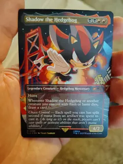 Shadow the Hedgehog (Rainbow Foil) Secret Lair Drop Foil - Image 1