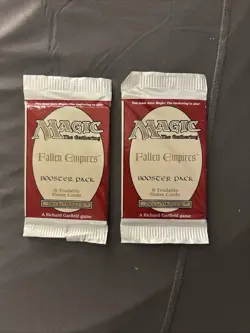 2 sealed Wizards of the Coast Magic the Gathering: Fallen Empires Booster Packs - Image 2