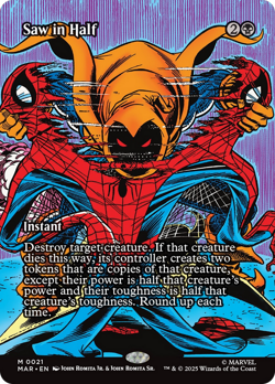 Saw in Half (Borderless) Marvel's Spider-Man: Eternal-Legal - Near Mint - Image 1