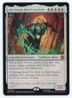 Anti-Venom, Horrifying Healer FOIL #0001 MTG Marvel's Spider-Man Magic - Image 1