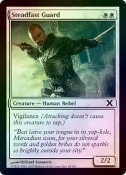 MtG Steadfast Guard 48/383 10th Edition Common Foil - Image 1