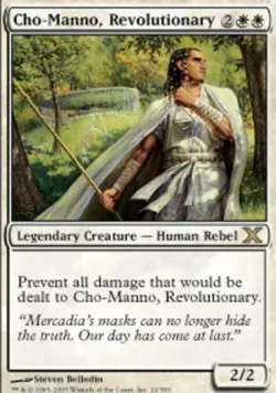 Cho-Manno, Revolutionary ~ Moderately Played 10th Edition Tenth MTG Magic Ultima - Image 1