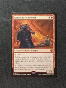 Generous Plunderer Outlaws of Thunder Junction: the Big Score Regular (NM) - Image 1