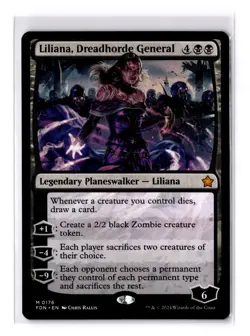 Liliana, Dreadhorde General Foundations Regular Mythic -NM - Magic the Gathering - Image 1
