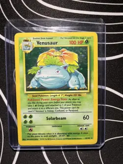 Pokemon TCG Venusaur Base Set 15/102 Holo Unlimited Holo Rare - Image 2