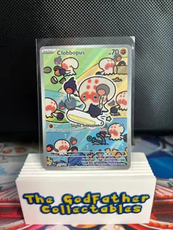Pokemon TCG Clobbopus 207/191 Illustration Rare Surging Sparks Scarlet & Violet - Image 1