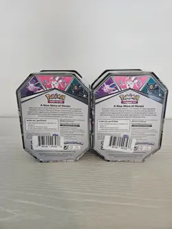 Pokemon TCG V HEROES Tins Set of 2 Espeon and Umbreon - Image 3