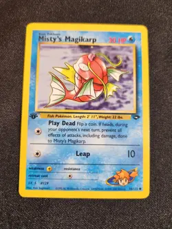 2000 Pokemon Gym Challenge 1st Edition Misty's Magikarp #88/132 LP - Image 1