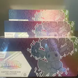 3x Pokemon Prismatic Evolutions SPC Super Premium Collection IN HAND READ - Image 1