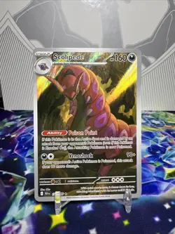 Scolipede 134/086 Illustration Rare - Pokemon TCG Black Bolt (Pack Fresh) NM+/M - Image 1