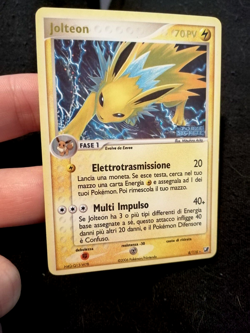 Carta Pokemon Jolteon Ex Forze Segrete Logo Stamped 8/115 Reverse Holo Ita Exc - Image 1