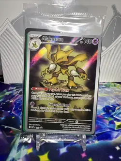 Pokemon TCG: Mega Evolution Alakazam MEP - 009 ETB Black Star Promo SEALED - Image 1