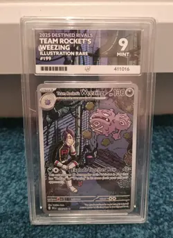 Pokemon TGC Team Rockets Weezing 199/182 Destined Rivals Ace 9 - Image 1