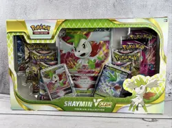 Pokemon TCG: Shaymin V Star Premium Collection Box New Factory Sealed 8 Boosters - Image 1