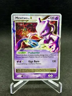 Pokemon TCG Mewtwo LV.X DP28 Holo Rare Moderately Played Free Shipping - Image 1