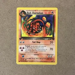 Dark Charmeleon #32/82 1st Edition Team Rocket Pokemon 2000 LP - Image 1