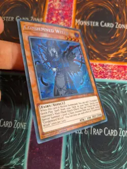 Yu-Gi-Oh! TCG Condemned Witch Soul Fusion SOFU-En028 Secret Rare 1st Edition NM - Image 2