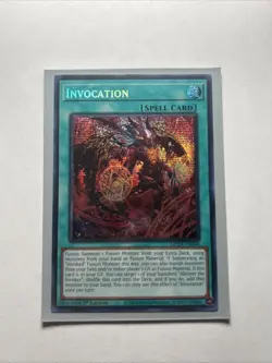 Yu-Gi-Oh - Invocation Alternate Art - MP24-EN060 - Prismatic Secret Rare - Image 1