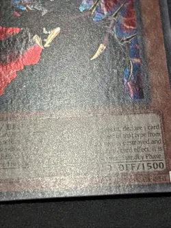Vampire Lord DCR-000 Dark Crisis-Unlimited Edition Secret Rare VLP - Image 5