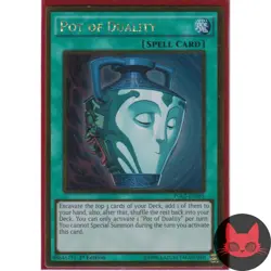 Yugioh Pot of Duality PGL2-EN055 Gold Rare 1st Edition NM - Image 1