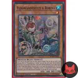 Yugioh Floowandereeze & Robina BODE-EN013 Super Rare 1st Edition NM - Image 1