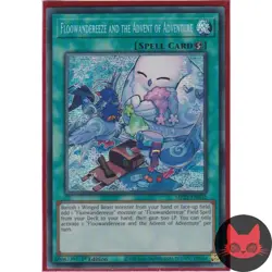 Yugioh Floowandereeze and the Advent of Adventure MP23-EN032 Secret Rare 1st NM - Image 1