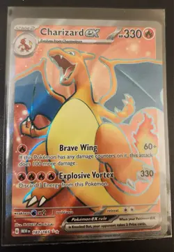 Charizard ex 183/165 Ultra Rare Full Art Pokemon card from the Scarlet & Violet - Image 1