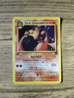 Pokemon TCG Vintage 1st Edition Holo Dark Charizard 4/82 Rare! Some other cards. - Image 2