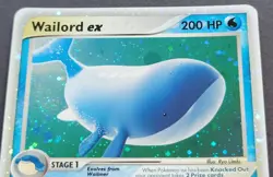 Wailord ex 100/100 Pokemon TCG Sandstorm Set Card Holo Ultra Rare - Image 2