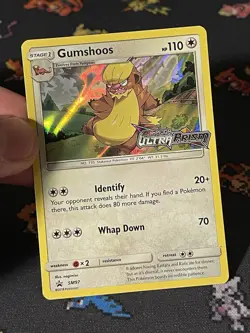 Pokemon Cards Gumshoos SM97 Holo Promo Ultra Prism STAMPED - (NM) - Image 2