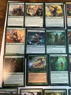 MTG Elf Tribal Lot 24 Cards Magic the Gathering Commander EDH Green Creatures - Image 2