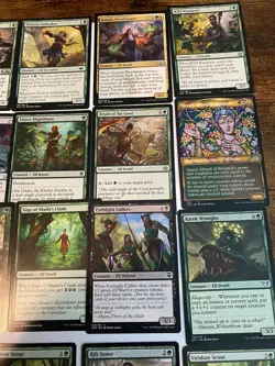MTG Elf Tribal Lot 24 Cards Magic the Gathering Commander EDH Green Creatures - Image 3