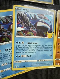 Pokemon Card Lot 6 Cards Kyogre And Groundon Holo Rares / 25th Celebrations - Image 4