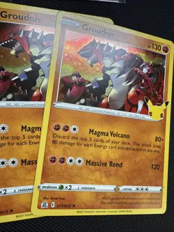 Pokemon Card Lot 6 Cards Kyogre And Groundon Holo Rares / 25th Celebrations - Image 5
