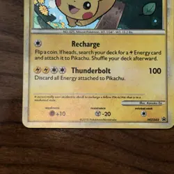 Pikachu HGSS03 Black Star Promo Holo Rare Pokemon Card - Image 2