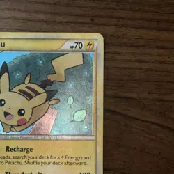 Pikachu HGSS03 Black Star Promo Holo Rare Pokemon Card - Image 3