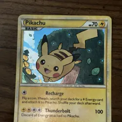 Pikachu HGSS03 Black Star Promo Holo Rare Pokemon Card - Image 4