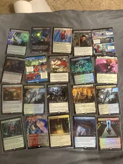 MTG Magic The Gathering Spiderman Card Lot Foil & Regular Mythical And Rare Lol - Image 4