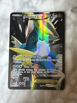 Pokemon TCG Cobalion-EX Black and White Plasma Storm Card 93/135 NM-LP Condition - Image 1