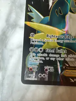 Pokemon TCG Cobalion-EX Black and White Plasma Storm Card 93/135 NM-LP Condition - Image 5