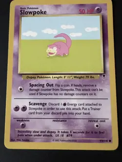 Slowpoke Pokemon Common Card Legendary Collection 93/110 - 2002 - Image 1