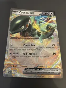 Pokemon Card Cyclizar EX SVP 018 JUMBO CARD Black Star Promo Near Mint - Image 1
